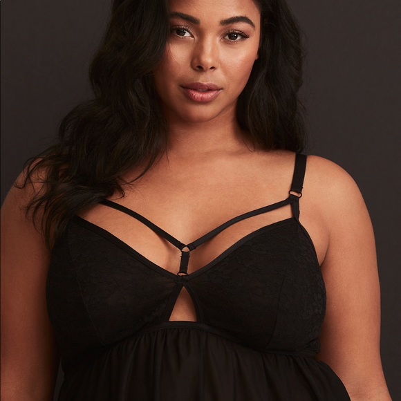 NWT Torrid Strappy Lace Babydoll Lingerie 5X - Picture 2 of 6